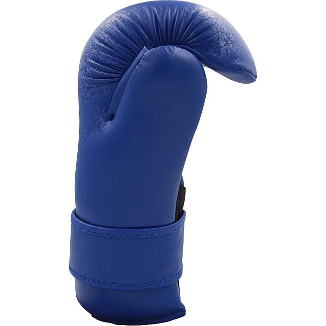 Перчатки полуконтакт для кикбоксинга Open Hand Semi-Contact Gloves с лицензией WAKO (синий) ADIDAS WAKOG3