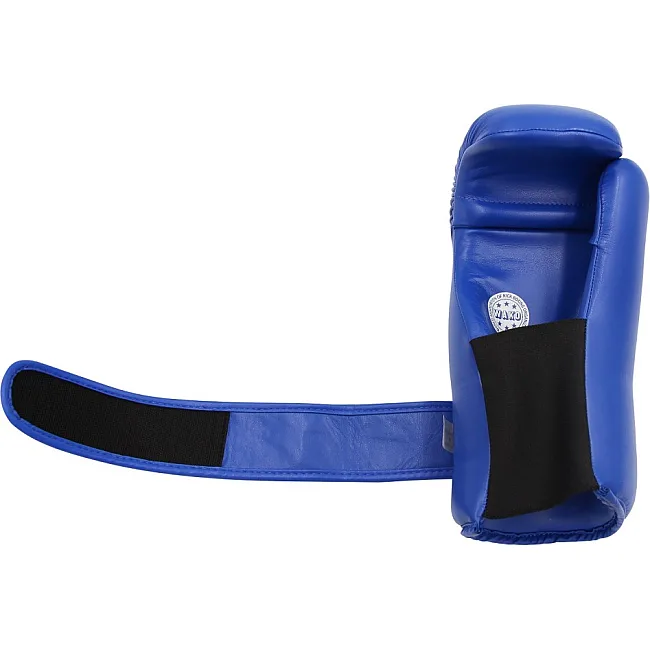 Перчатки полуконтакт для кикбоксинга Open Hand Semi-Contact Gloves с лицензией WAKO (синий) ADIDAS WAKOG3
