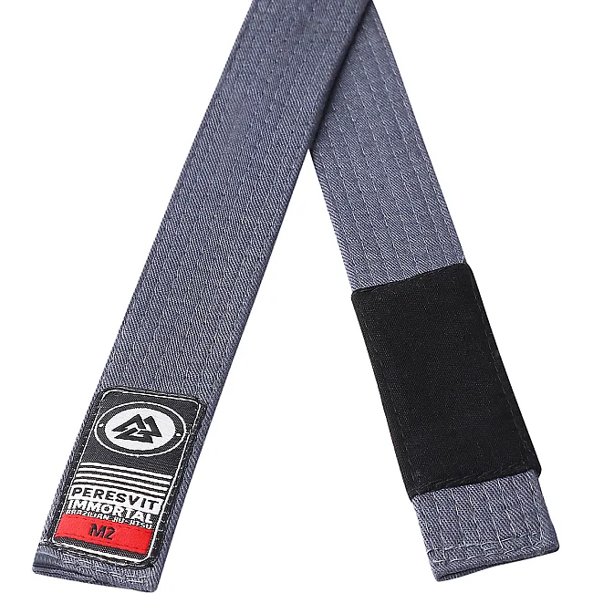 Пояс для кимоно детский PERESVIT BJJ Belt Solid Grey