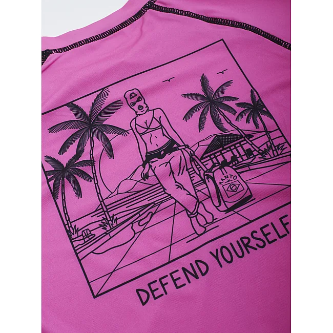 Рашгард MANTO Short Sleeve KTOF Pink