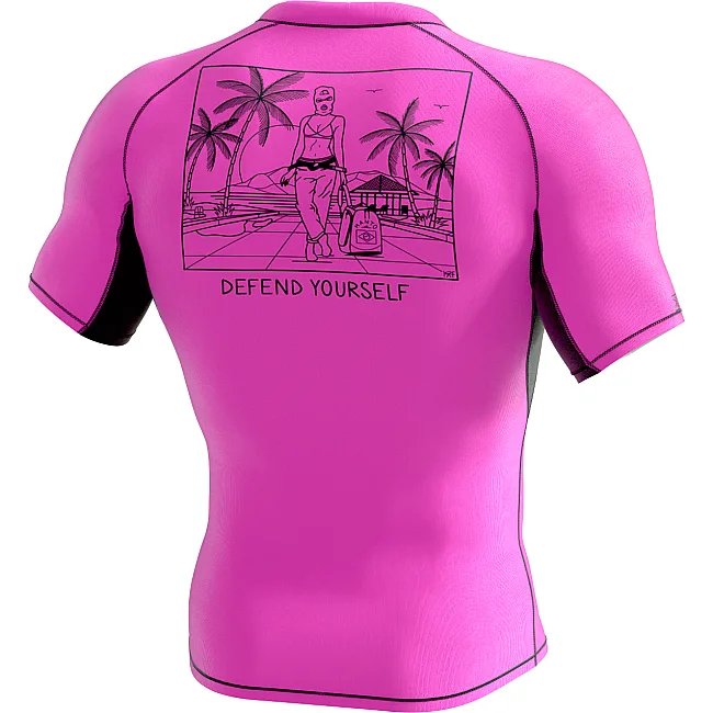 Рашгард MANTO Short Sleeve KTOF Pink