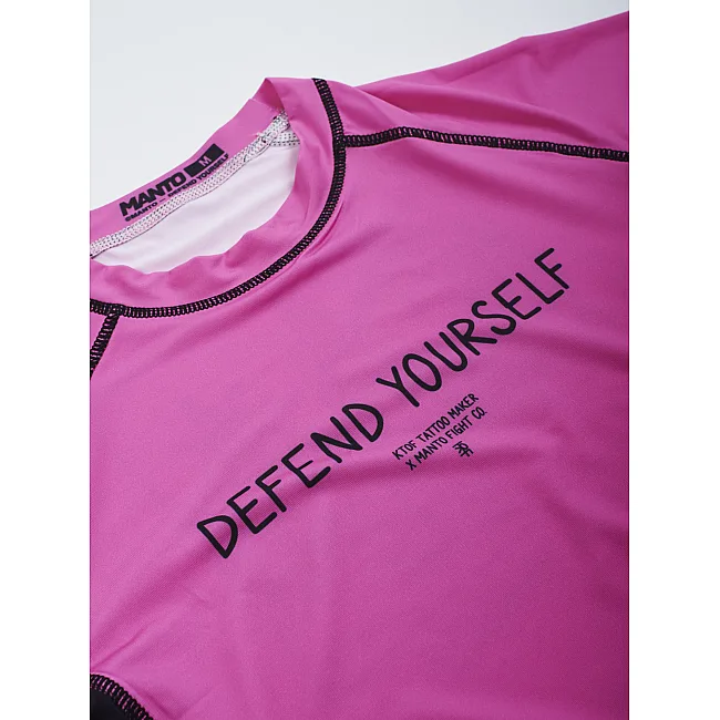 Рашгард MANTO Short Sleeve KTOF Pink