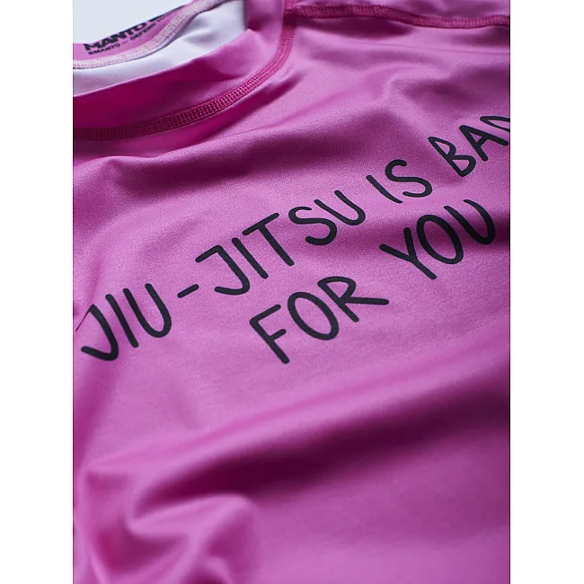 Рашгард MANTO X KTOF Balaclava Short Sleeve Pink