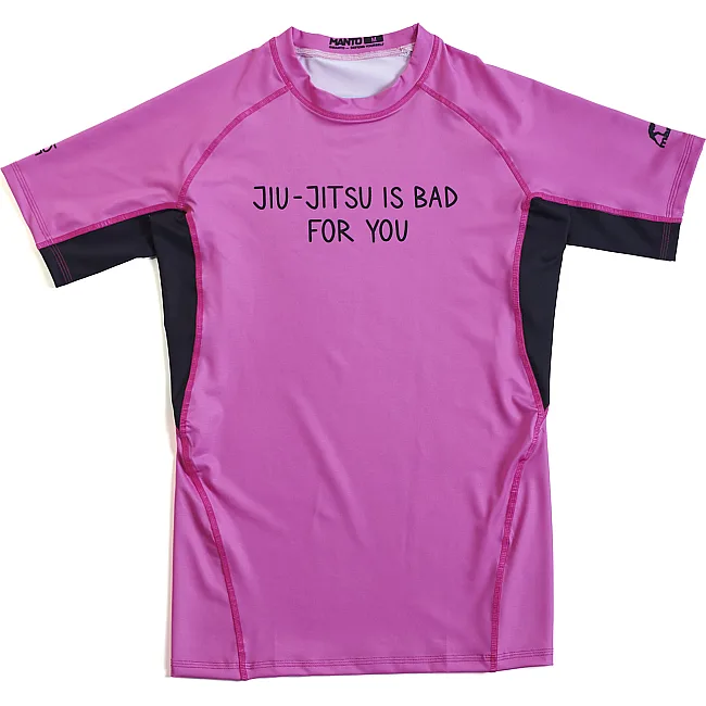 Рашгард MANTO X KTOF Balaclava Short Sleeve Pink