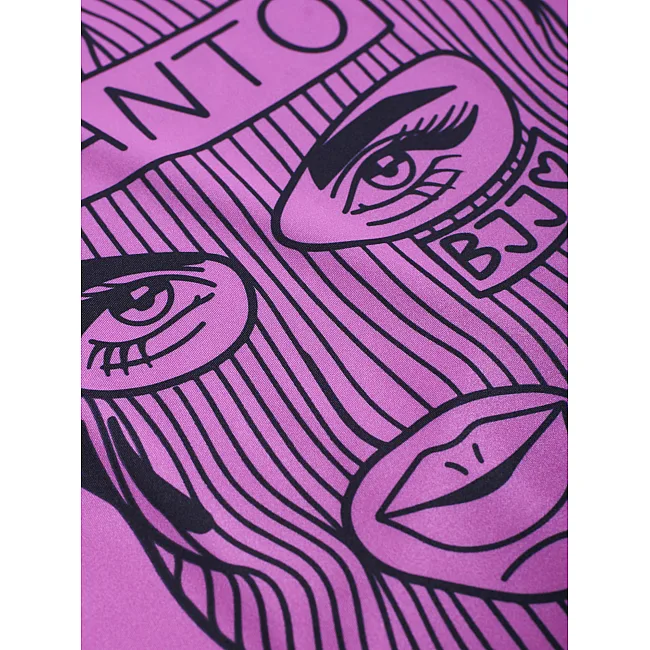 Рашгард MANTO X KTOF Balaclava Short Sleeve Pink