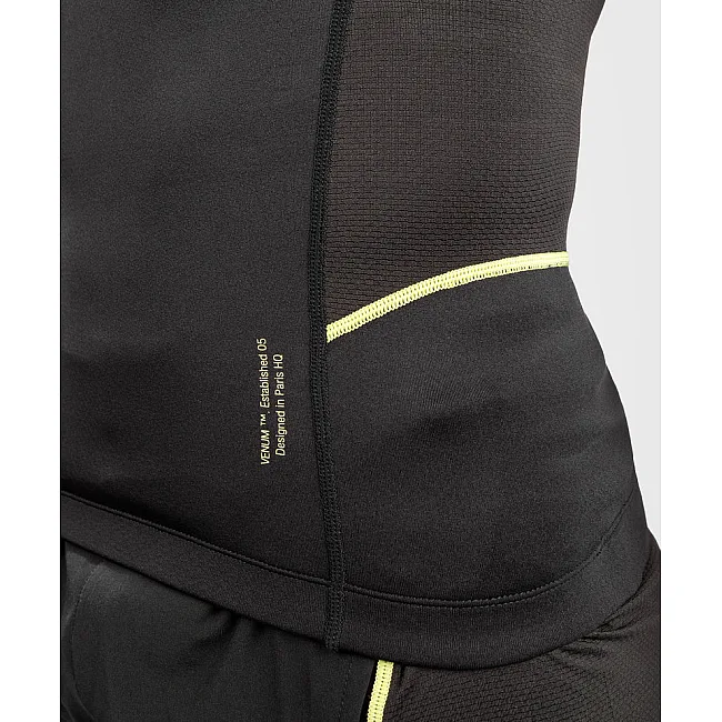 Рашгард VENUM Fusion 2.0 Men's Short Sleeves Black Yellow