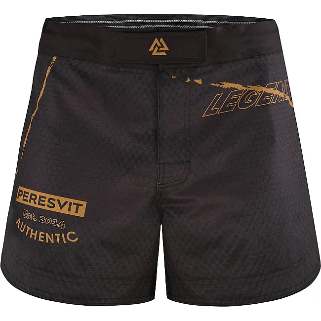 Шорты для ММА PERESVIT Legend Black Rain Medium Length