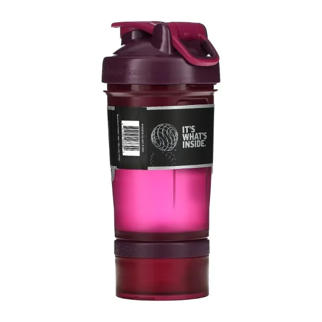 Спортивный шейкер BLENDERBOTTLE ProStak 22oz/650мл с 2-мя контейнерами Plum