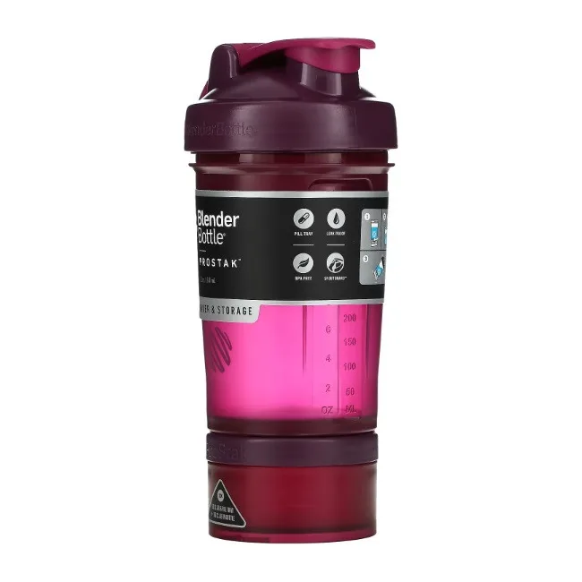 Спортивный шейкер BLENDERBOTTLE ProStak 22oz/650мл с 2-мя контейнерами Plum