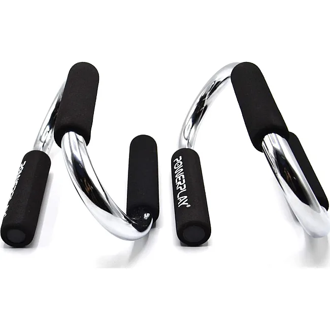 Упори для віджимань POWERPLAY 4318 Push-Up Bars Stell металеві (S-подібні)