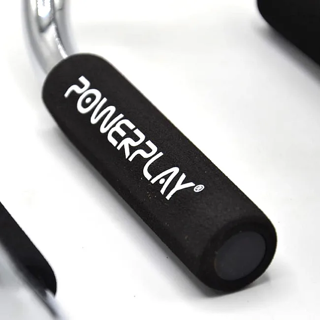 Упори для віджимань POWERPLAY 4318 Push-Up Bars Stell металеві (S-подібні)