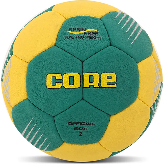 Мяч гандбольный CORE HB-7571-2 (Зеленый-желтый)