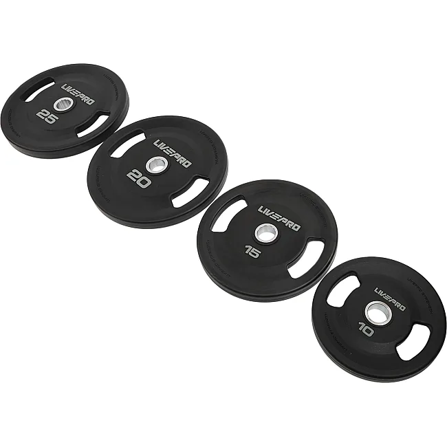Блины диски полиуретановые 2 Handle металлическая втулка LiveUp LP8337-20 ø51мм 20кг