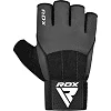 Рукавички для фітнесу RDX W3 GREY WITH EVA PADDING-XL