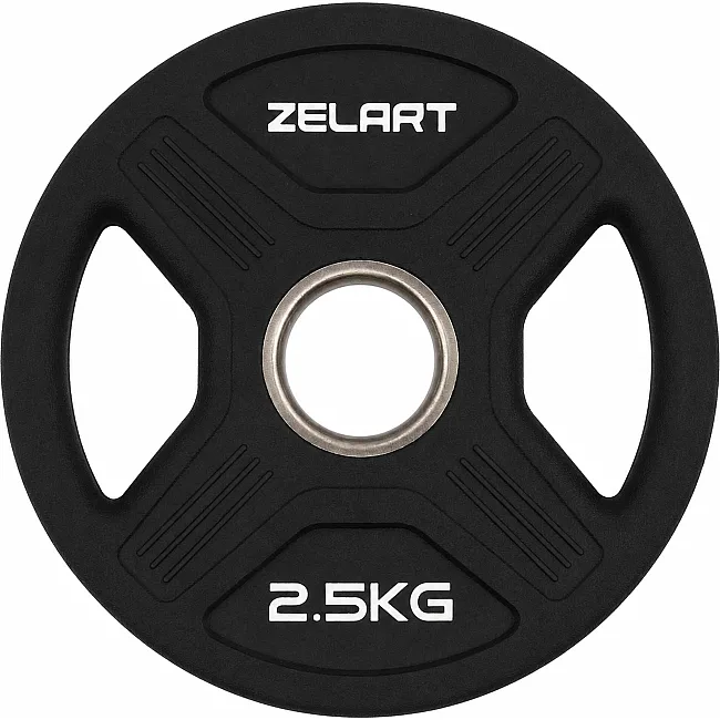 Млинці диски TPU 2 Handle металева втулка ZELART TA-6995-2_5 (Чорний)