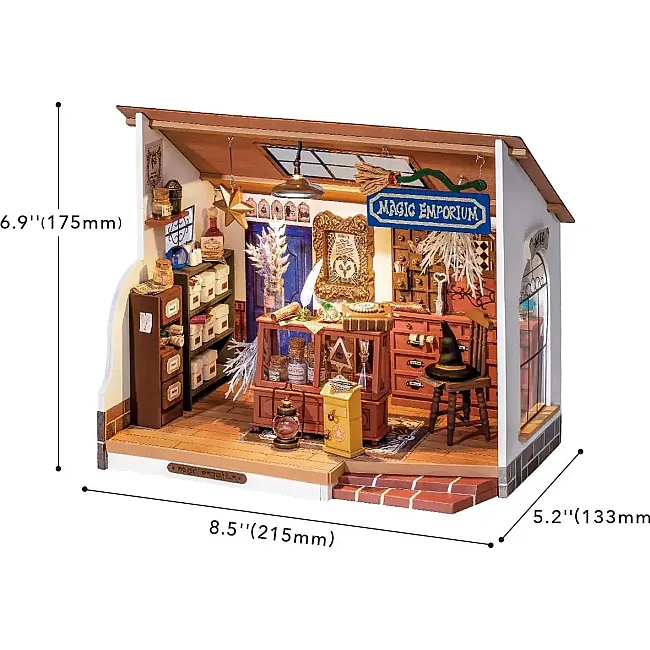 Конструктор 3D міні-будинок Robotime Rolife Kiki's Magic Emporium DG155
