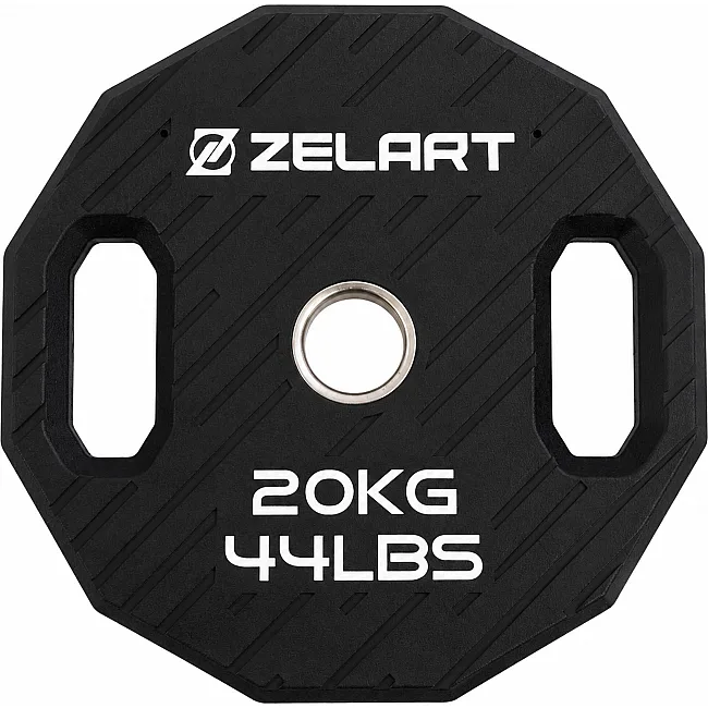 Млинці диски TPU 2 Handle металева втулка ZELART TA-6996-20 (Чорний)