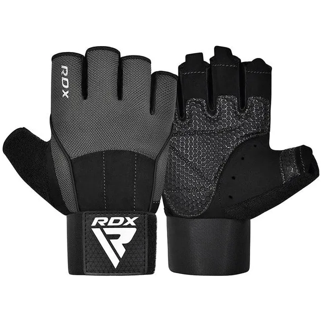 Рукавички для фітнесу RDX W3 GREY WITH EVA PADDING-XL