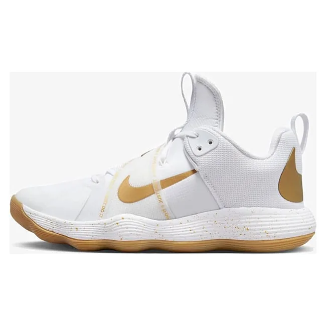 Взуття для волейболу NIKE React Hyperset SE білий, золотистий