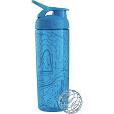 Шейкер BlenderBottle SportMixer Signature Sleek 28oz/820ml Aqua Topt Flow