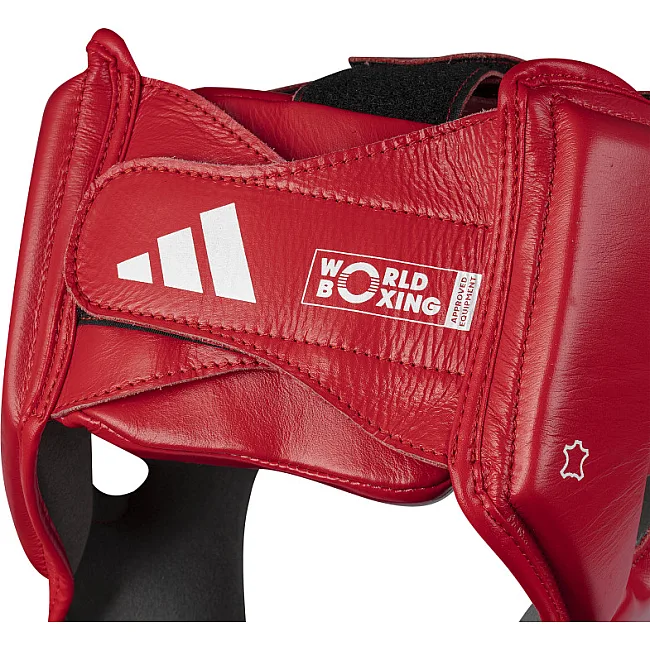 Боксерський шолом Adidas з ліцензією World Boxing (червоний) WOBHG1