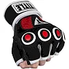 Бинт-перчатки Гелевые TITLE Boxing Rage Fist Wraps Черные с красным
