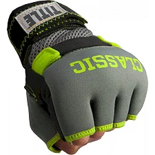 Бинт-перчатки Гелевые TITLE Classic Gel-X Wraps Серые с салатовым