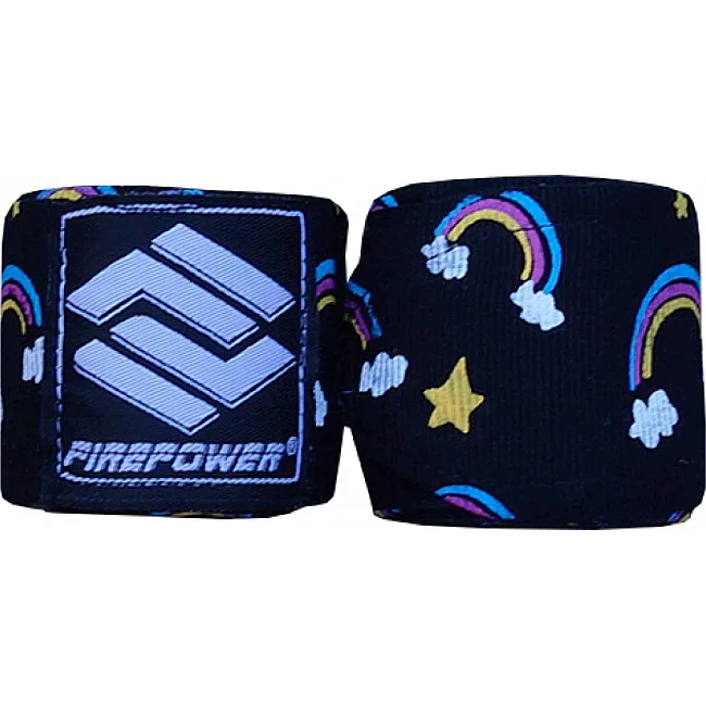 Бинты боксерские эластичные Firepower FPHW7 Moon 4м