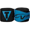Бинты боксерские эластичные TITLE VIPER Coil 4,5м Черные с синим