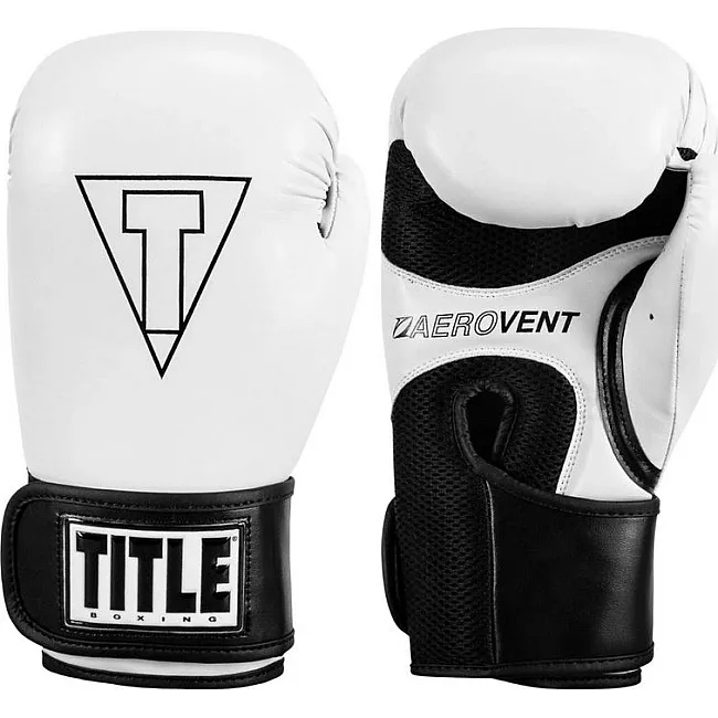 Боксерские перчатки TITLE Boxing Vegan Fitness Bag Белые