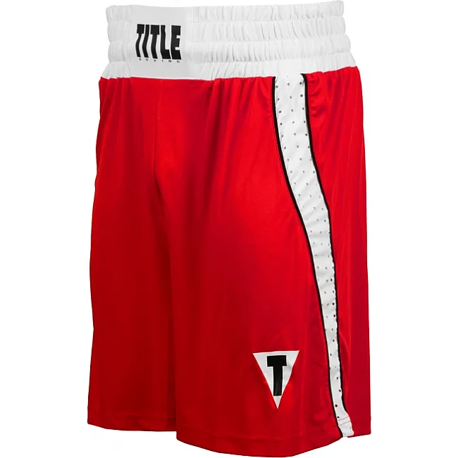 Форма для бокса TITLE Performance Aerovent Amateur Boxing Set Красная с белым