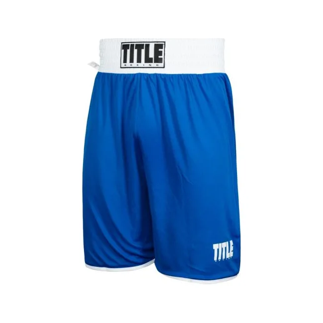 Форма для бокса TITLE Reversible Aerovent Elite Amateur Boxing Set Двухсторонняя Синяя/Красная