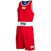 Форма для бокса TITLE Reversible Aerovent Elite Amateur Boxing Set Двухсторонняя Синяя/Красная