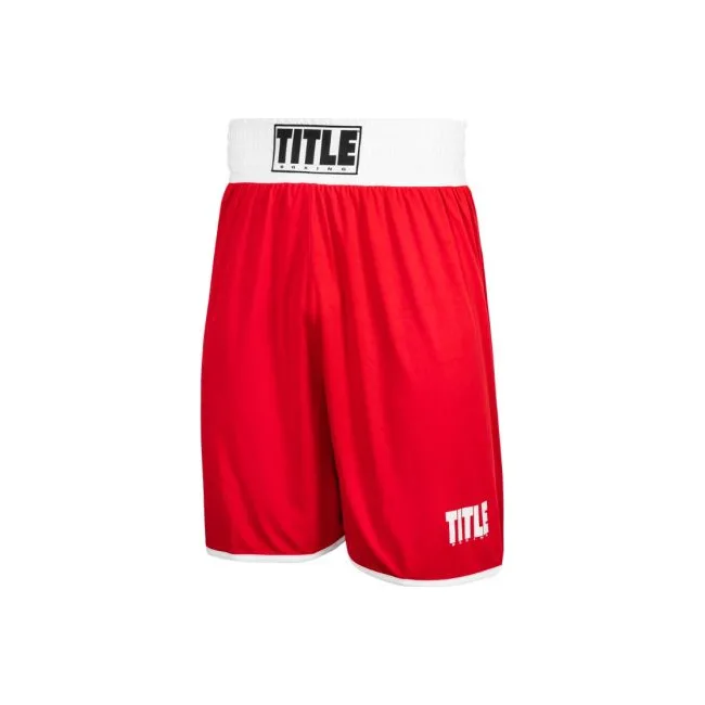 Форма для бокса TITLE Reversible Aerovent Elite Amateur Boxing Set Двухсторонняя Синяя/Красная