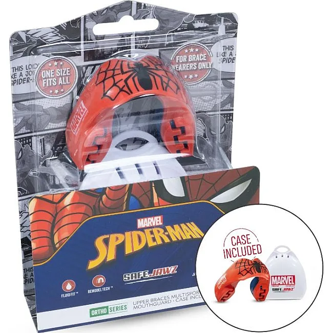 Капа под брекеты SAFEJAWZ Ortho Marvel Spider-Man