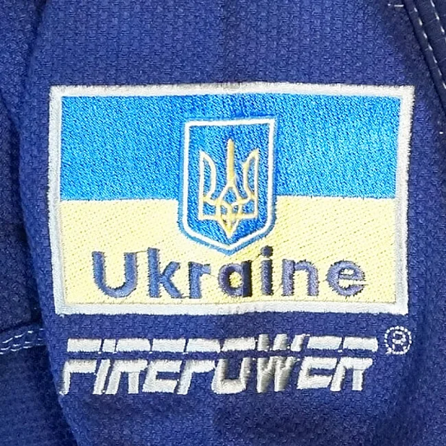 Кімоно для Бразильського Джіу-Джитсу FirePower Ukraine Темно-Синє
