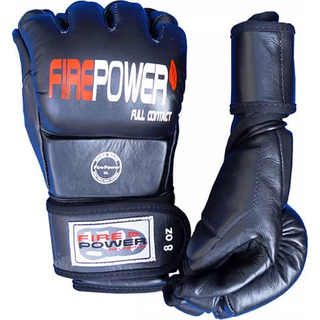 Перчатки MMA FirePower FPMG2 Черные