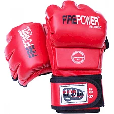 Перчатки MMA FirePower FPMGA3 Красные