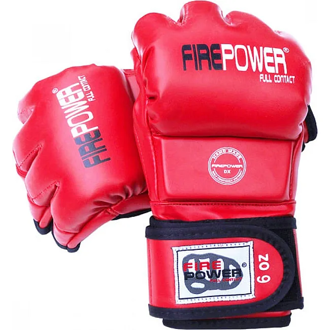 Перчатки MMA FirePower FPMGA3 Красные