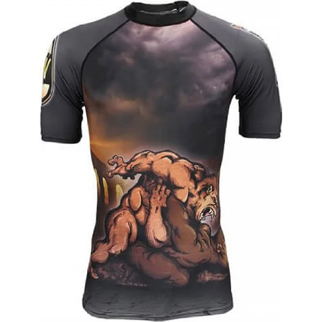 Рашгард з коротким рукавом Tatami Fightwear Wrestlers Принт