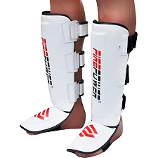 Защита голени и стопы (Щитки) FirePower FPSG5 Белая с черным