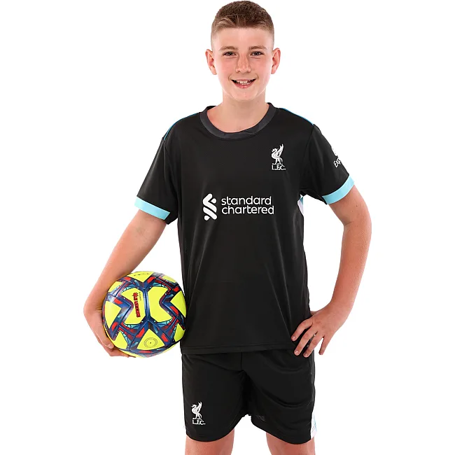 Футбольна форма дитяча із символікою клубу
 LIVERPOOL гостьова 2025 SP-SPORT

 CO-4713 20-28 (Чорний)