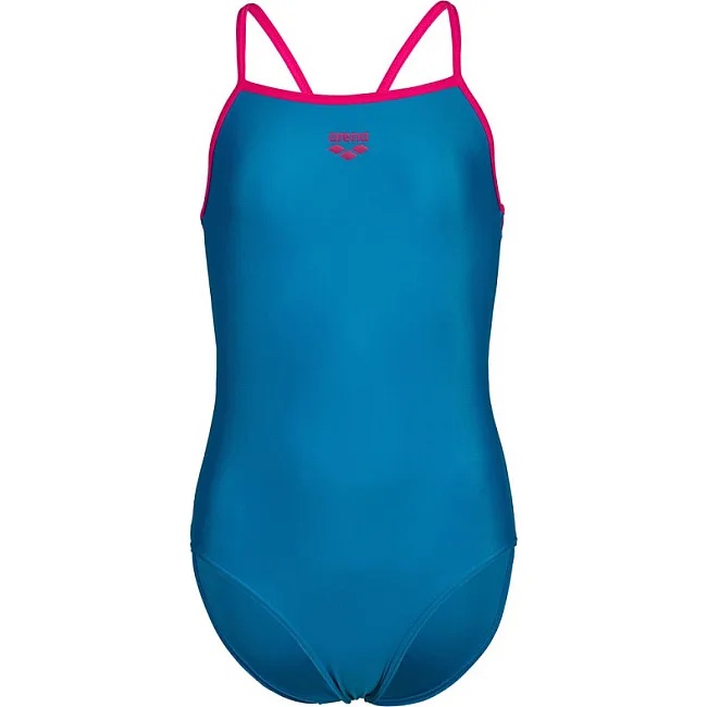 Купальник детский Arena SWIMSUIT LIGHT DROP SOLID голубой, розовый