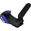 Боксерские перчатки RDX F4 Boxing Sparring Gloves Hook&Loop BLUE/BLACK (капа в комплекте)