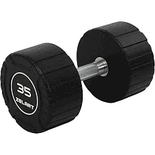 Гантель профессиональная CPU покрытие ZELART TA-3111-35 1шт 35кг