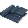 Комплект полотенец для пляжа и бассейна из микрофибры BEACH TOWEL T-PPT 3шт (Серый)