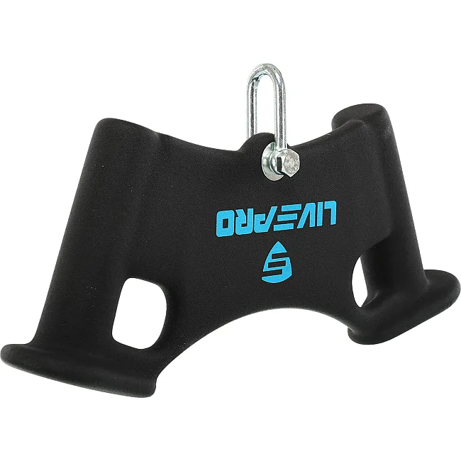 Рукоятка для тяги вниз c узким хватом Biceps grip нескользящее покрытие LiveUp LP8326