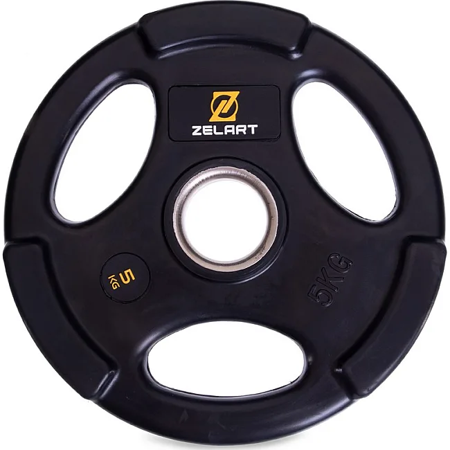 Блин для штанги обрезиненный
 ZELART
 TA-2673-5 51мм 5кг