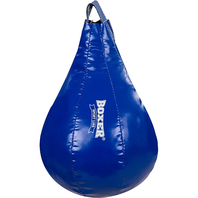 Боксерская груша каплевидная набивная BOXER 1014-01 50x32см (Синий)