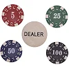 Уцінка! Набір для покеру в дерев'яному кейсі Poker game set SP-SPORT IG-6642 200 фішок